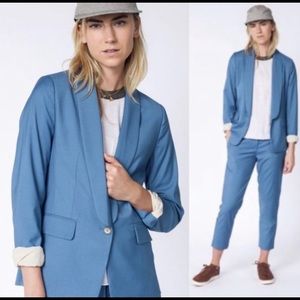 Wildfang Empower Blue Suit Jacket